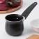 Turk Dolyana "delight", 450 ml, 9 × 8 cm, plastic handle, anti -stick coating, black color