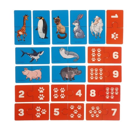 Puzzles for kids "smart animals"-3
