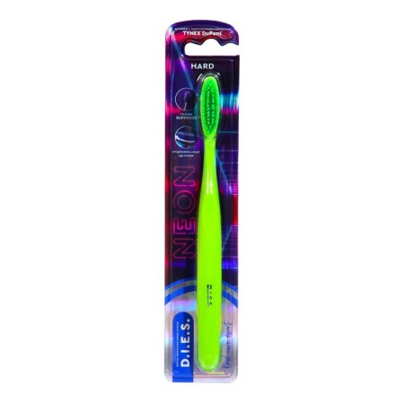 Dental brush D.I.E.S. Neon, hard, green