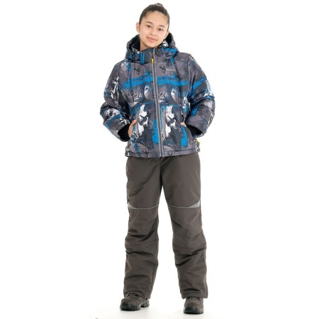 Combineson children's "megalopolis", blue color, taslan Dobby fabric, height 122-128, 6-7 years old