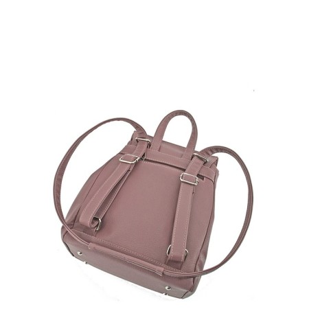 B2656 Bag-rugzak, clip department, powder color 32x24x12cm-1