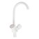 Zein Z3663 kitchen mixer, two-wound, pour height 22 cm, ABS plastic, white