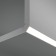 Aluminum profile of hidden installation LED Strip Alm-502-S-2M, 200x5x2.2 cm, silver color