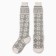 Poles of women's woolen “white snowflake”, gray color, size 23