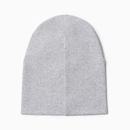 Hat for a boy, color gray melange, size 46-50-2