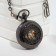 Pocket mechanical “Skeleton” clock, on a chain, d dial-4.5 cm