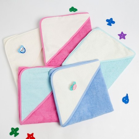 Toward Tensor Corner I, 75x75 cm, milk/blue color, 100% cotton, 360 g/m2-14