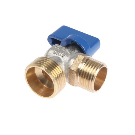 Ballic zein English tap for connecting household appliances, corner, 1/2 "x 3/4", brass-3