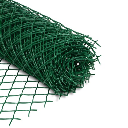 Garden grid, 1 × 10 m, rhombus cell 40 × 40 mm, plastic, green, Greengo-3