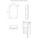 Mirror Bathroom Cabinet Iceberg Dream 40, Dub Sonoma