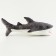 Soft toy "Shark", 55 cm, gray color