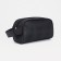Cosmetic bag with lightning, black color