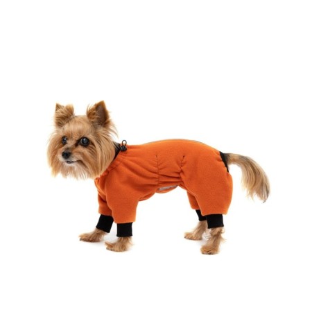 Combinasone for dogs (bitch), fleece p. 25 (DS 25 cm, Osh 24 cm, fire 28-40 cm), orange