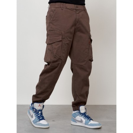 Male jeans, size 52, brown color-7