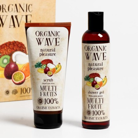 Gift set Multifruit: shower gel, 270 ml + body scrub, 200 ml-1