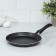 Pancake pan PROMO, D = 22 cm, plastic handle, anti -stick coating, black color