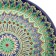 Largan Rishtan ceramics "Patterns", 36 cm, blue