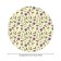 Clobe tablecloth, round, oxford, elastic band, size 120x120 cm, diameter 75-100 cm