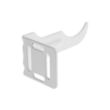 Bracket for the radiator left, polymer, white color 1 pcs-1
