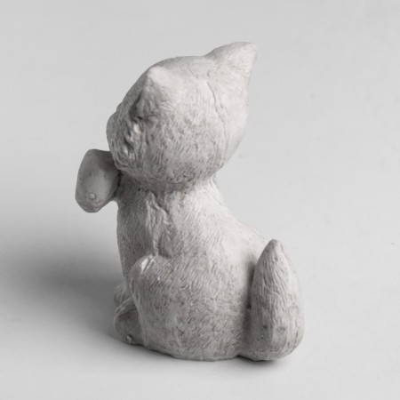 Silicone Mold "Kitten with Bantik" 9,5x7x5.5 cm mix-4