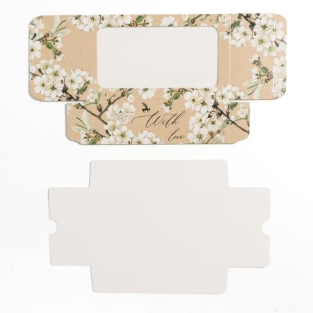 Box for Makarun, confectionery packaging "With Love", 18 x 10.5 x 5.5 cm-3