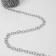 A chain for a bag, metal, d = 12 mm, 10 ± 0.5 m, silver color