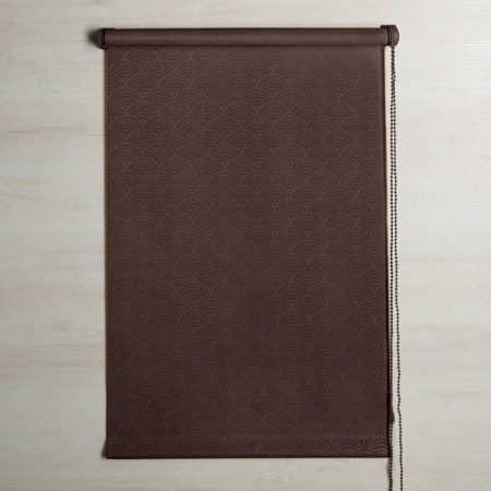 Rolled curtain "Dolce Vita", 45 x 160 cm, dark brown color