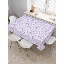 The tablecloth “Summer butterflies”, rectangular, Saten, size 145x180 cm