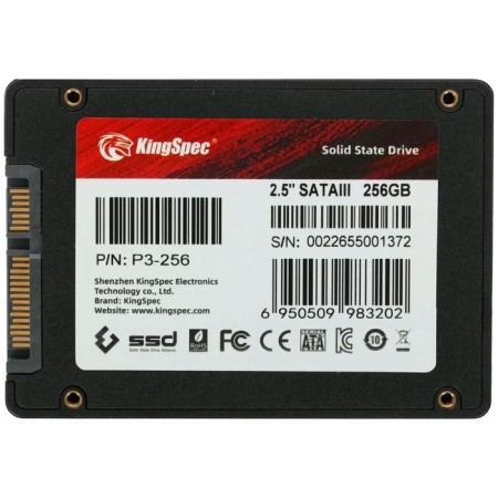 SSD 2.5 "KingSpec P3 256 GB SATA III P3-256-1