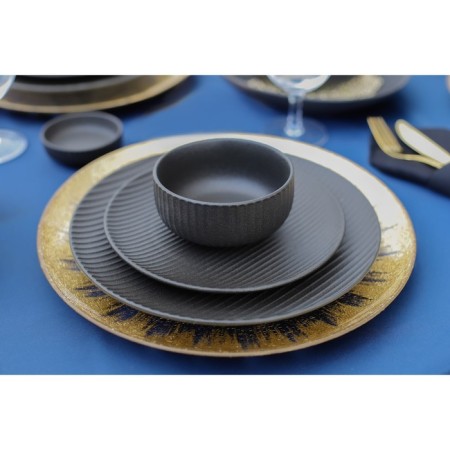 Porcelain bowl magistro line, 1.3 l, d = 17.5 cm, black color-4