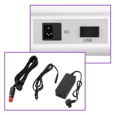 Car refrigerator KitFort KT-2436, 55 W, 20 l, from –20 to 20 ° C in steps 1 ° C, 45 dB-6