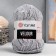 Yarn "Velour" 100% micropoliester 170m/100g (867 light gray)