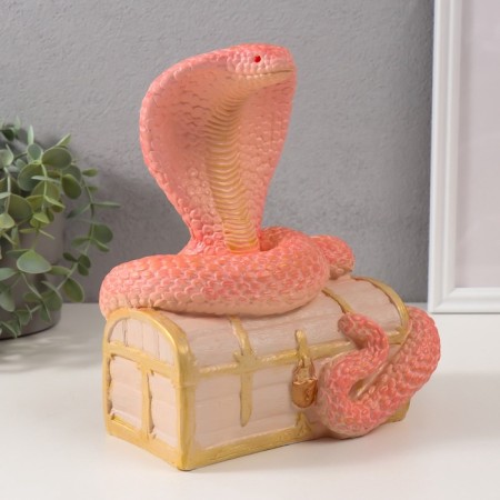New Year's figure "Cobra on the chest" 20 x 17 x 12 cm.-3