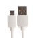 EXPLOYD EX-K-998 cable, microUSB-usb, 2.1 a, 1 m, silicone braid, white