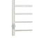 The electric heated towel “Sanprise” Aurora P6, 400x600 mm, left, white