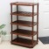 Shoe shelf "Universal", 5 tiers, 49.7 × 30.7 × 83.7 cm, brown color