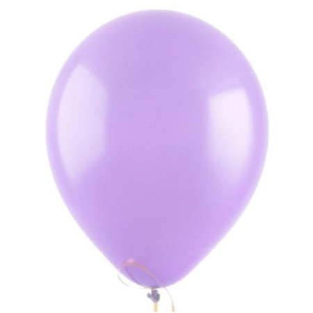 Latex ball 12 ", pastel, set 100 pcs., Lilac color-1