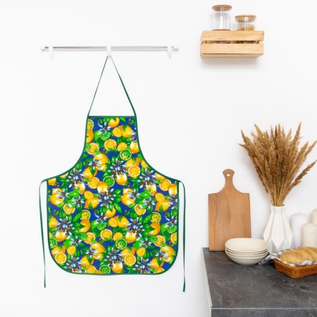 Apron kitchen without a pocket 60x70 cm, mix, cotton 100%