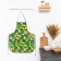 Apron kitchen without a pocket 60x70 cm, mix, cotton 100%