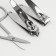 Manicure set, 6 items, in a case, blue