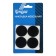 Furniture tundra, D = 40 mm, round, black, 8 pcs.