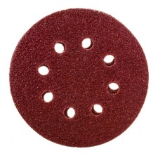 Circle abrasive grinding bison 35562-125-040, perforated, P40, 125 mm, 5 pcs.