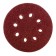 Circle abrasive grinding bison 35562-125-040, perforated, P40, 125 mm, 5 pcs.