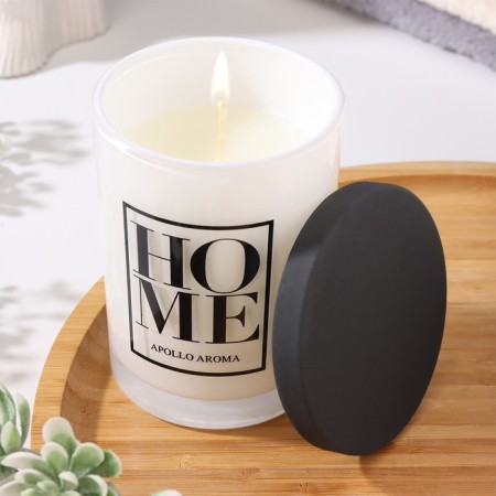 Aromatic candle "Home", Bai Bayhe, 8*10.5 cm
