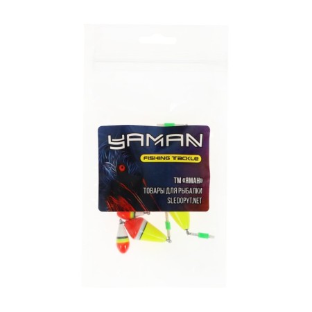 Winter "Yaman" yula double, balsa, 1.5 g, mix, packaging 5 pcs.-1