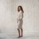 TAO bathrobe, size l, beige color
