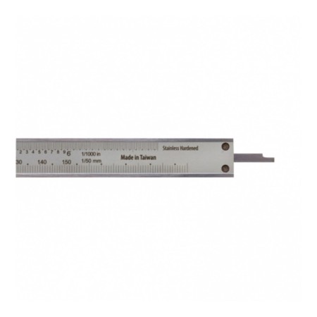 Seedgenzirkul Gross, 150 mm, division price 0.02 mm, stainless steel, with a depth meter-3