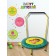 Folding mini-Batut Perfetto Sport with a handle, d = 92 cm, green color