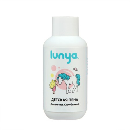 Baby foam for baths lunya strawberries, 100 ml
