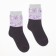 Women's socks, dark gray color, size 23-25